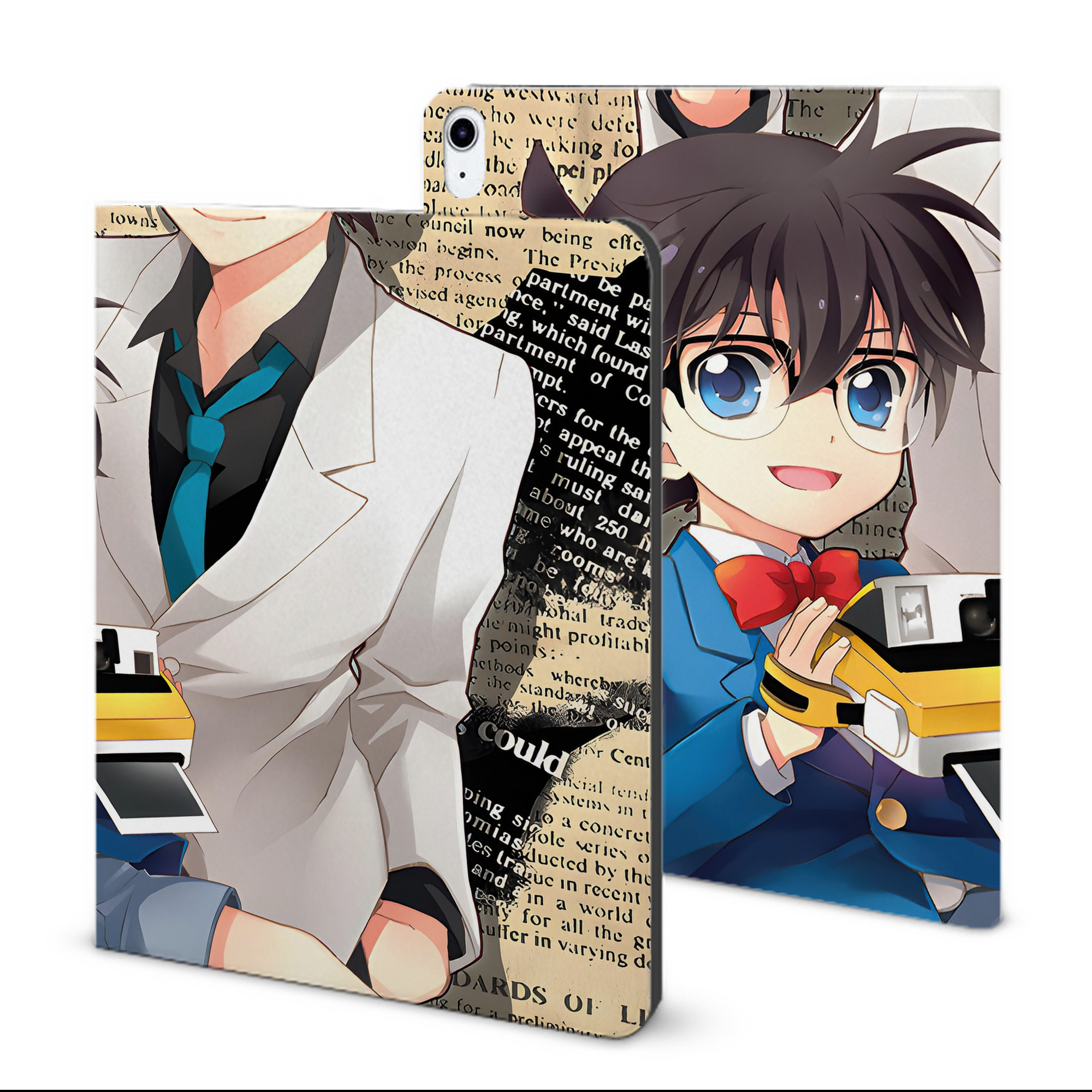 （画像用） ブリーチ BLEACH IPad ケース ブック型 PUレザー TPU 耐衝撃 軽量 薄型 ペン収納なし 全面保護 IPad 各モデル対応